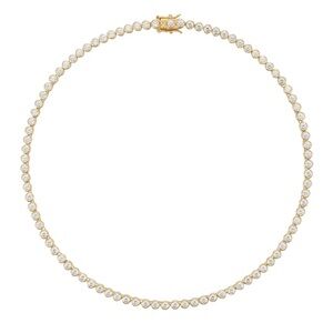 Dorsey JAMES BEZEL RIVIÈRE NECKLACE IN LAB WHITE SAPPHIRE
